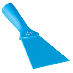 Vikan handschraper Nylon met schroefgreep 100mm blauw