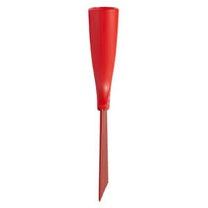 Vikan handschraper Nylon met schroefgreep 100mm rood