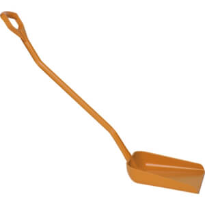 Vikan ergonomische schop lange steel, groot blad 1310mm oranje